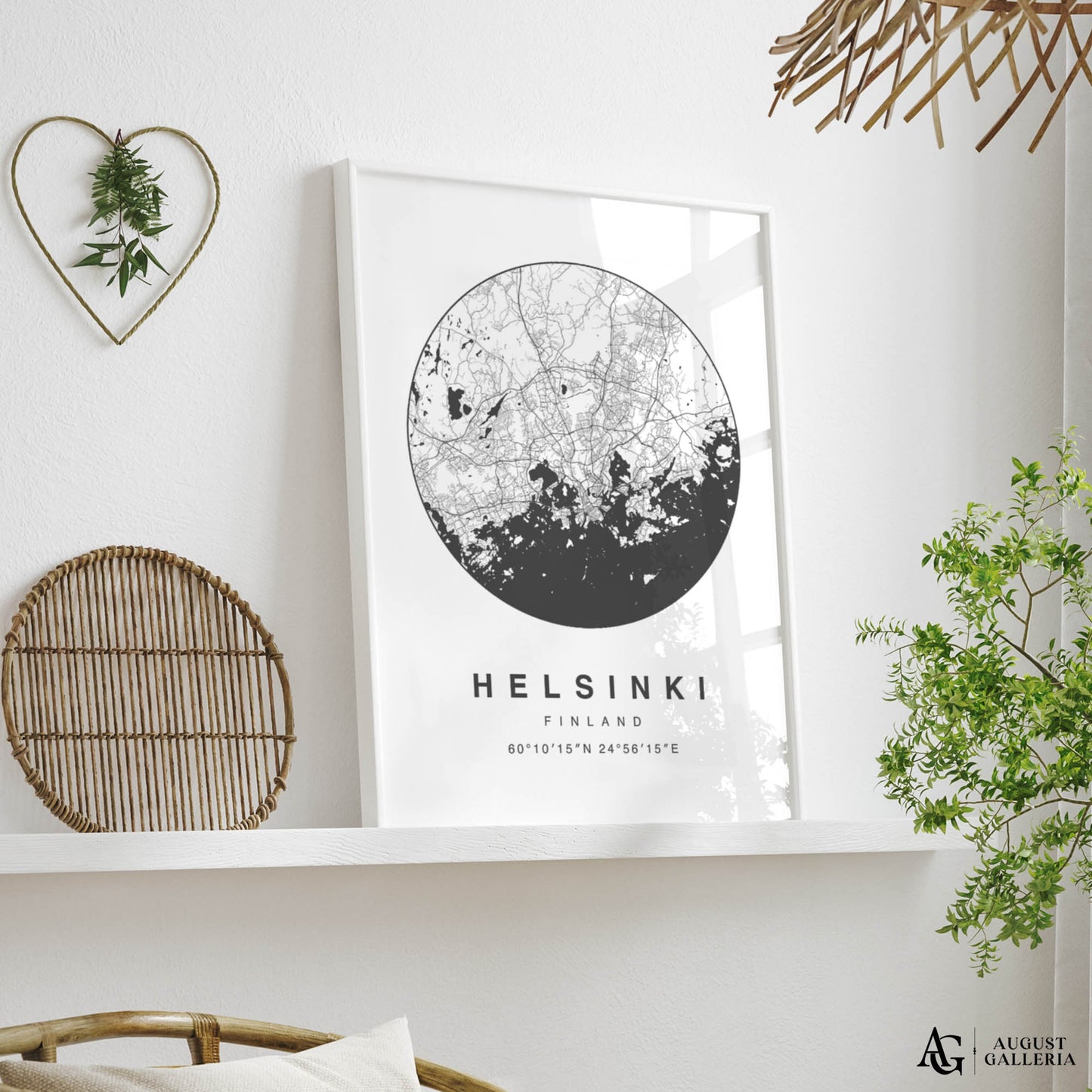 Helsinki Minimalist Map