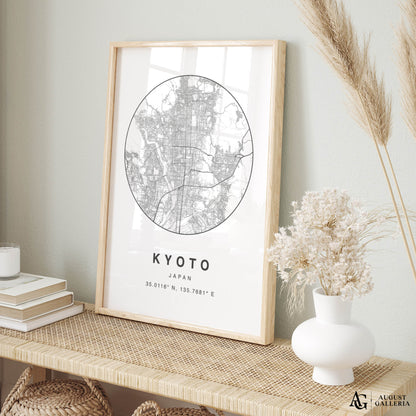 Kyoto Minimalist Map