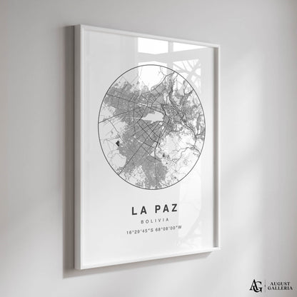 La Paz Minimalist Map