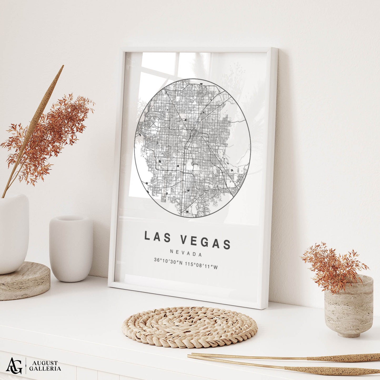 Las Vegas Minimalist Map