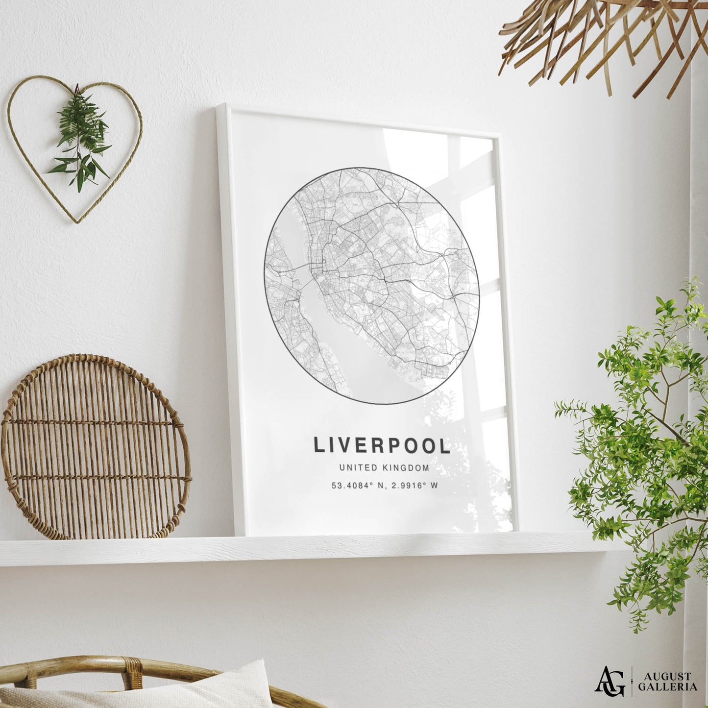 Liverpool Minimalist Map
