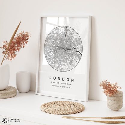 London Minimalist Map