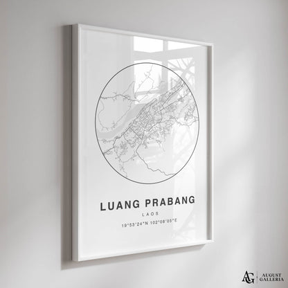 Luang Prabang Minimalist Map
