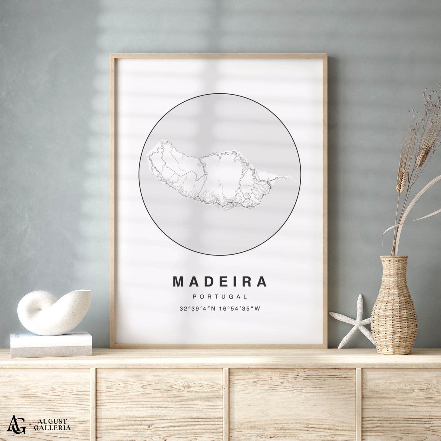 Madeira Minimalist Map