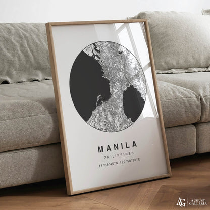 Manila Minimalist Map