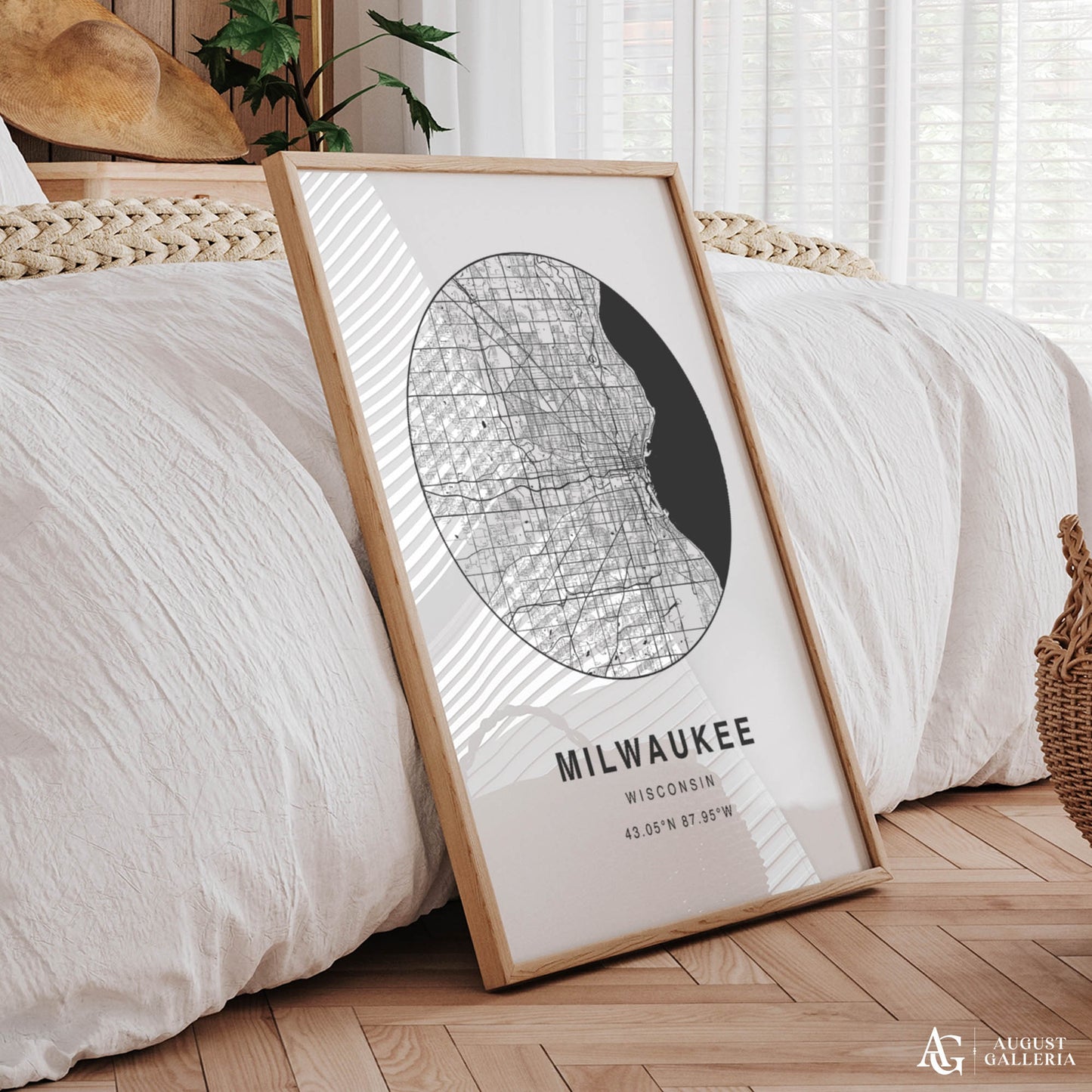 Milwaukee Minimalist Map