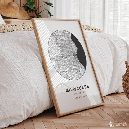 Milwaukee Minimalist Map