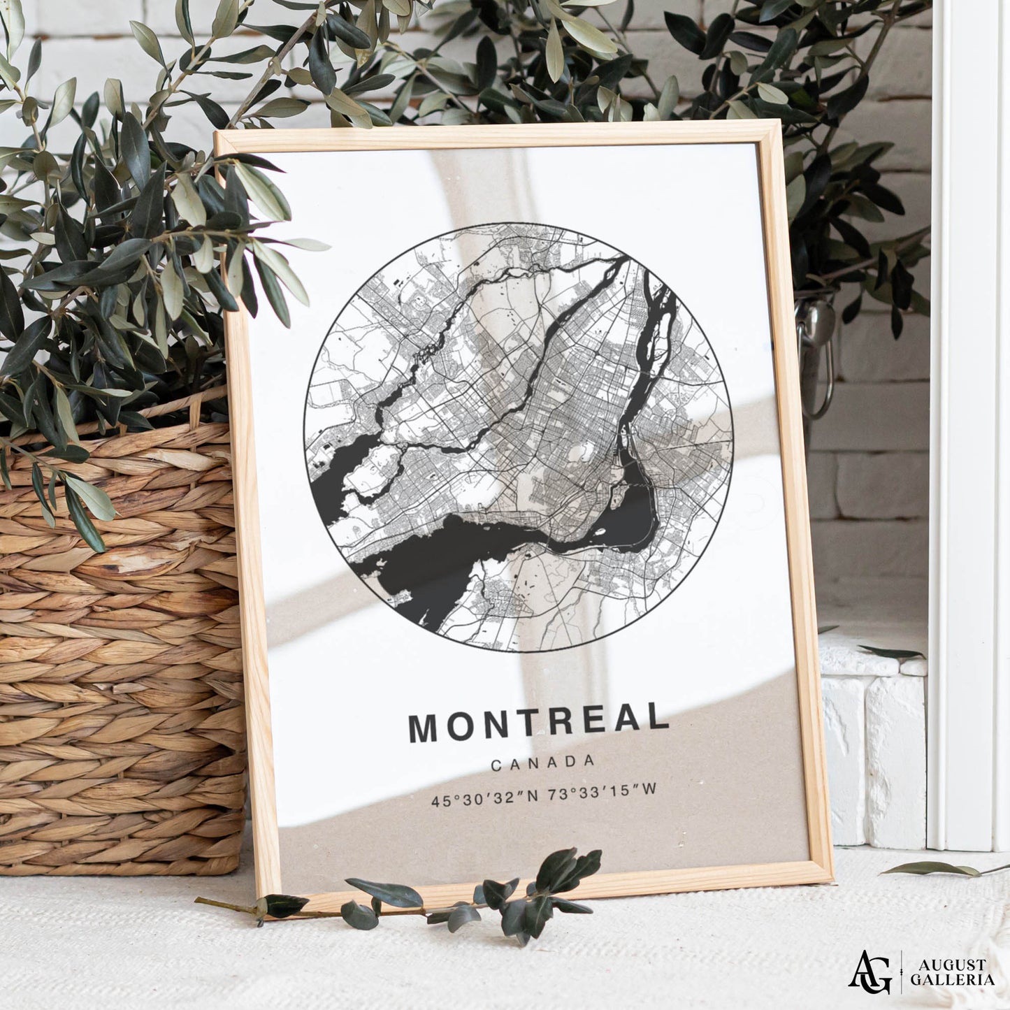 Montreal Minimalist Map