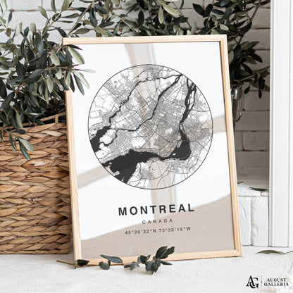 Montreal Minimalist Map