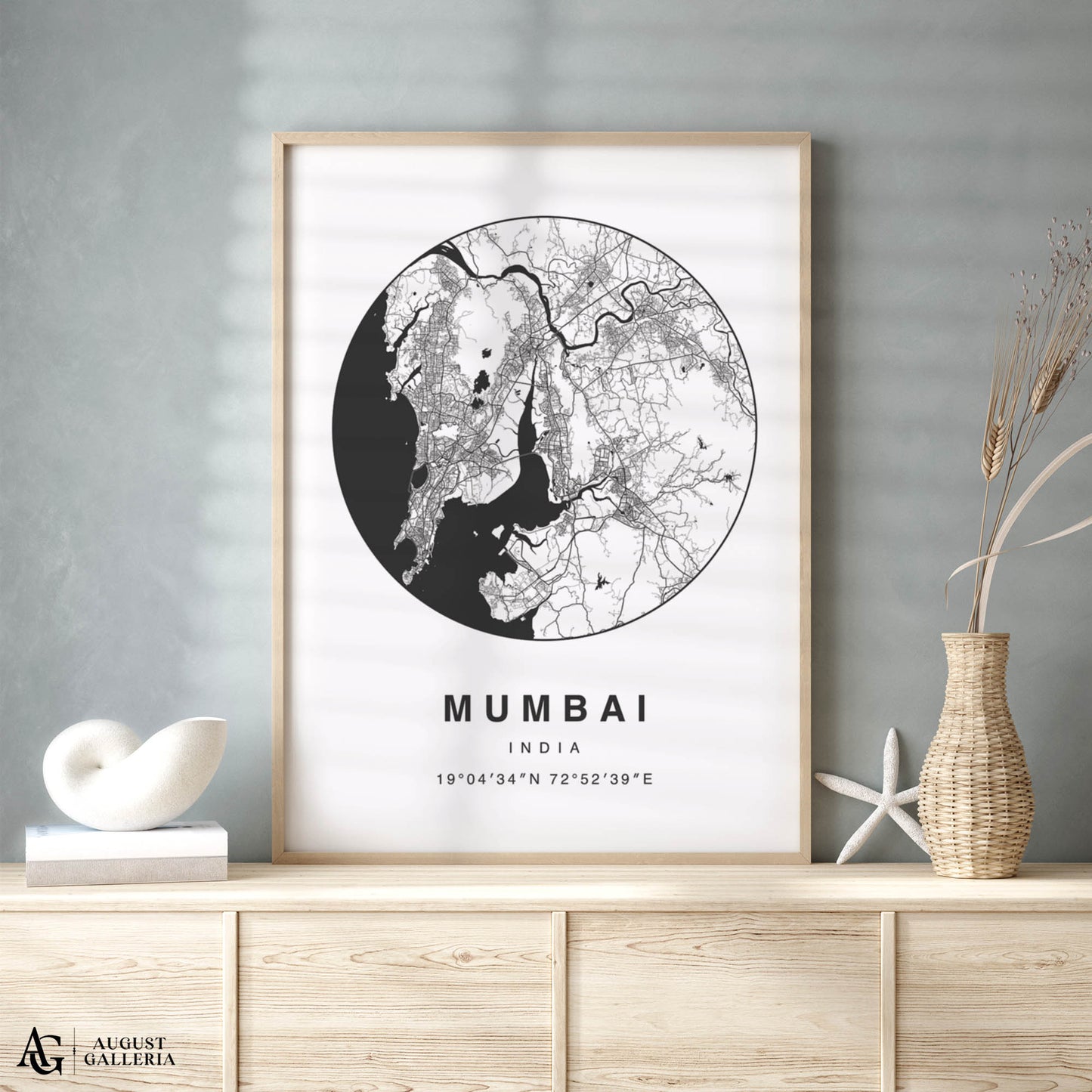 Mumbai Minimalist Map