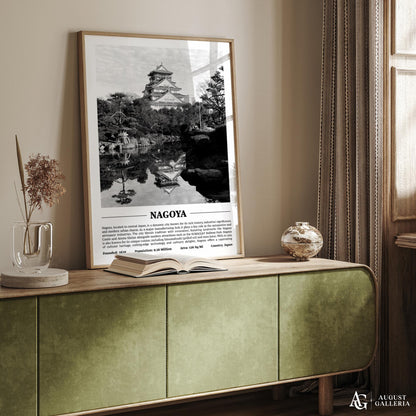 Nagoya Black & White City Print