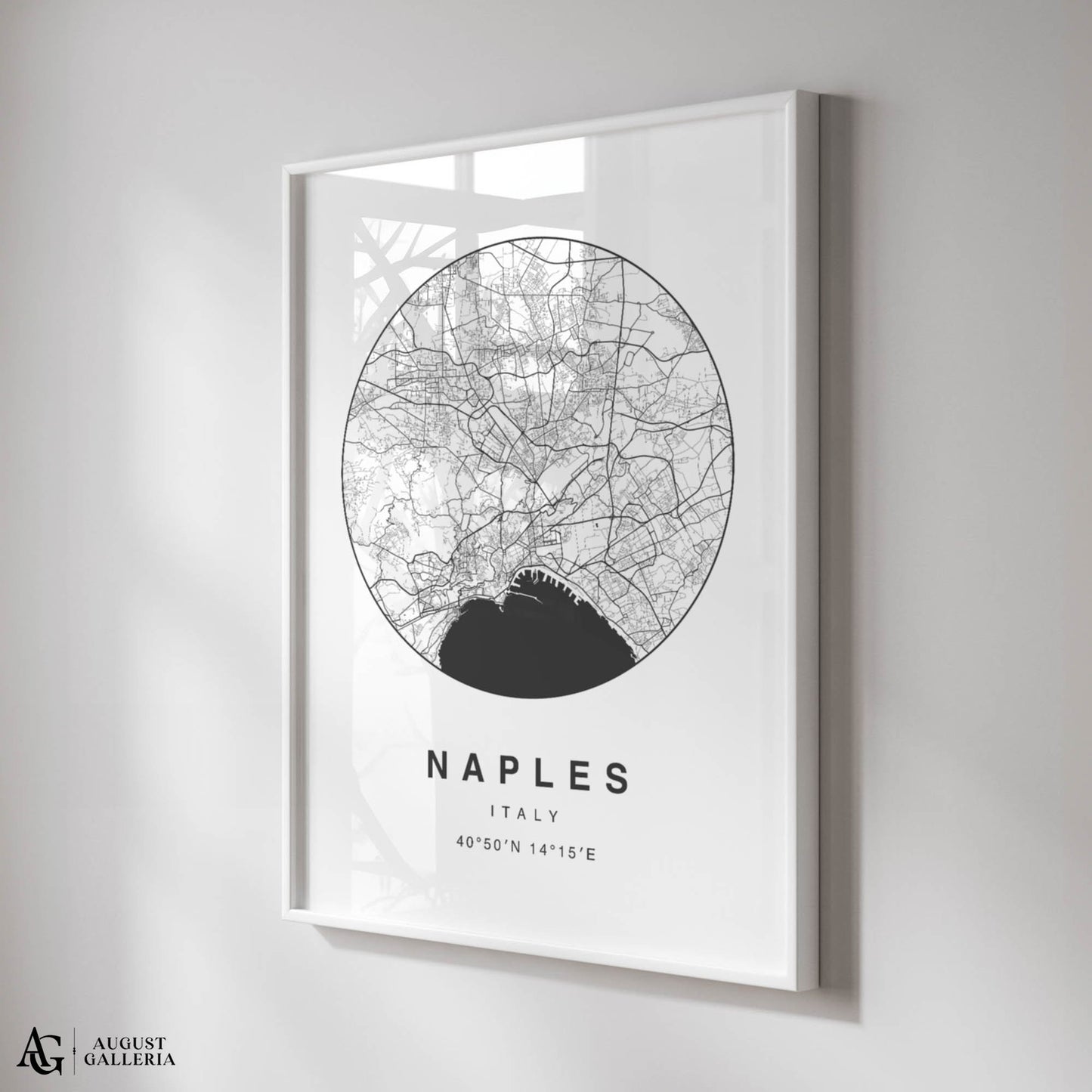 Naples Minimalist Map