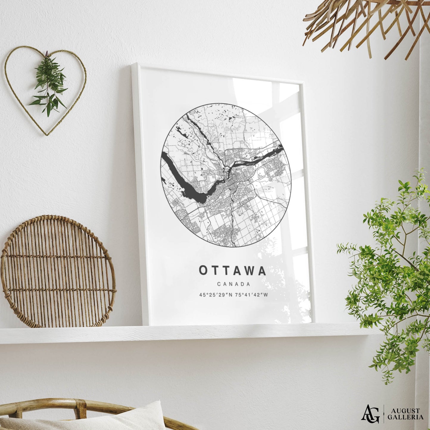Ottawa Minimalist Map