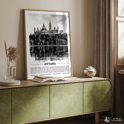 Ottawa Black & White City Print
