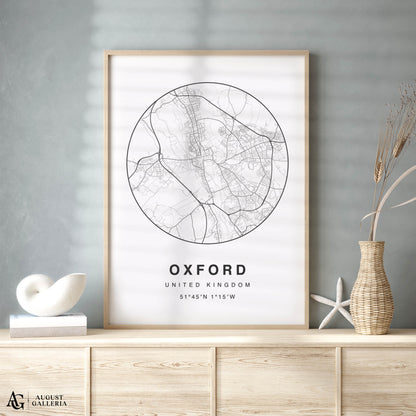 Oxford Minimalist Map