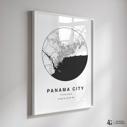 Panama City Minimalist Map