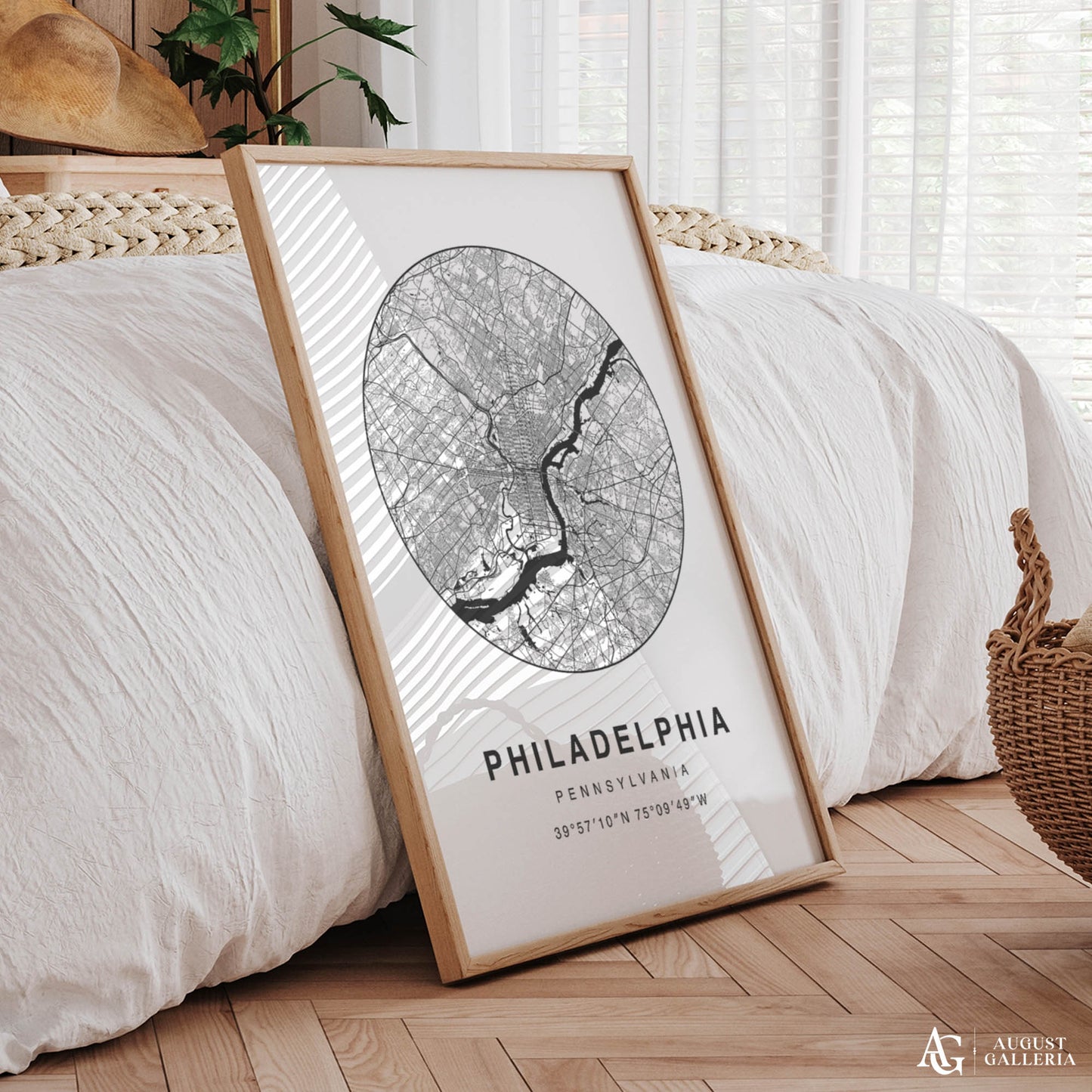 Philadelphia Minimalist Map
