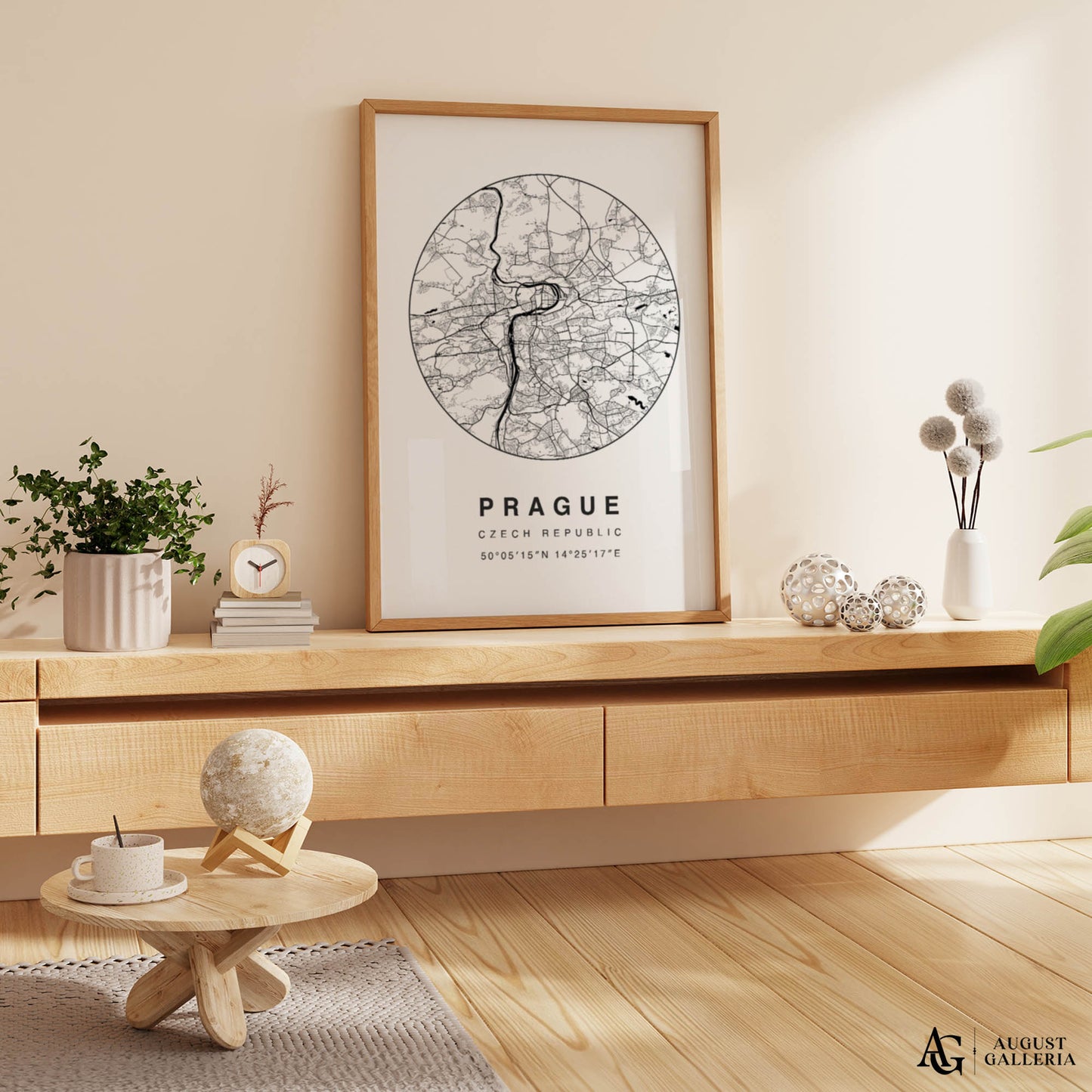 Prague Minimalist Map