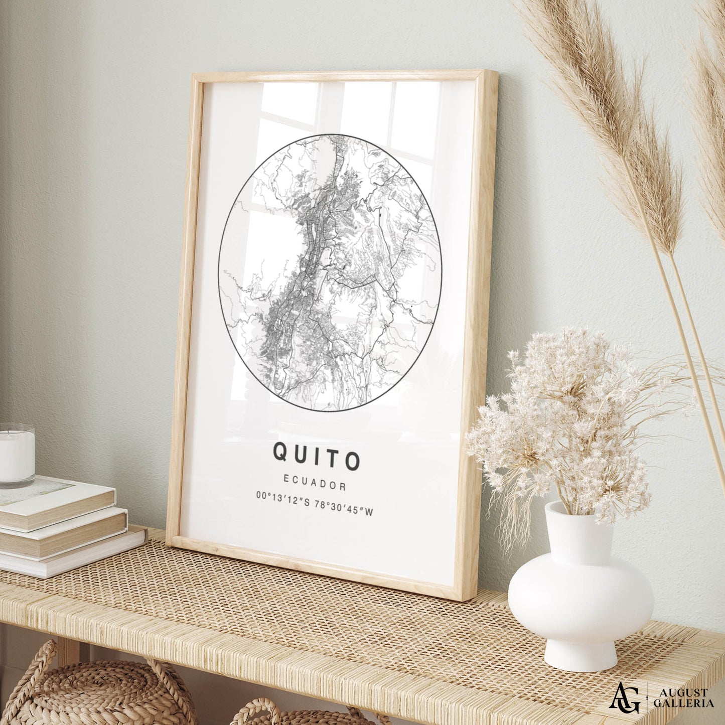 Quito Minimalist Map