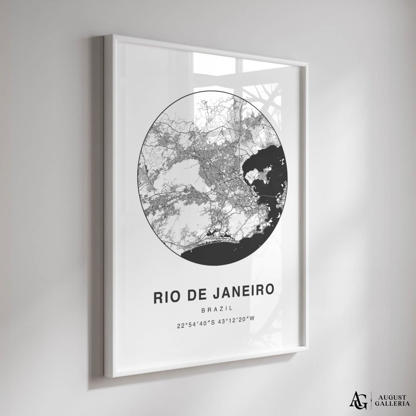 Rio de Janeiro Minimalist Map