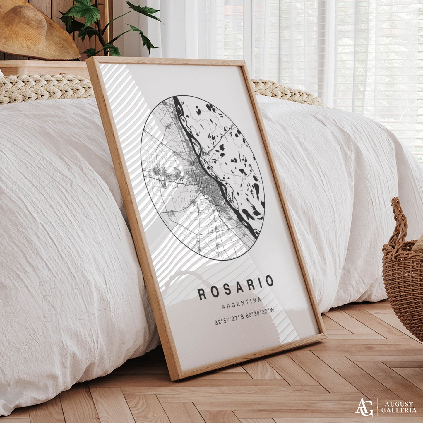 Rosario Minimalist Map