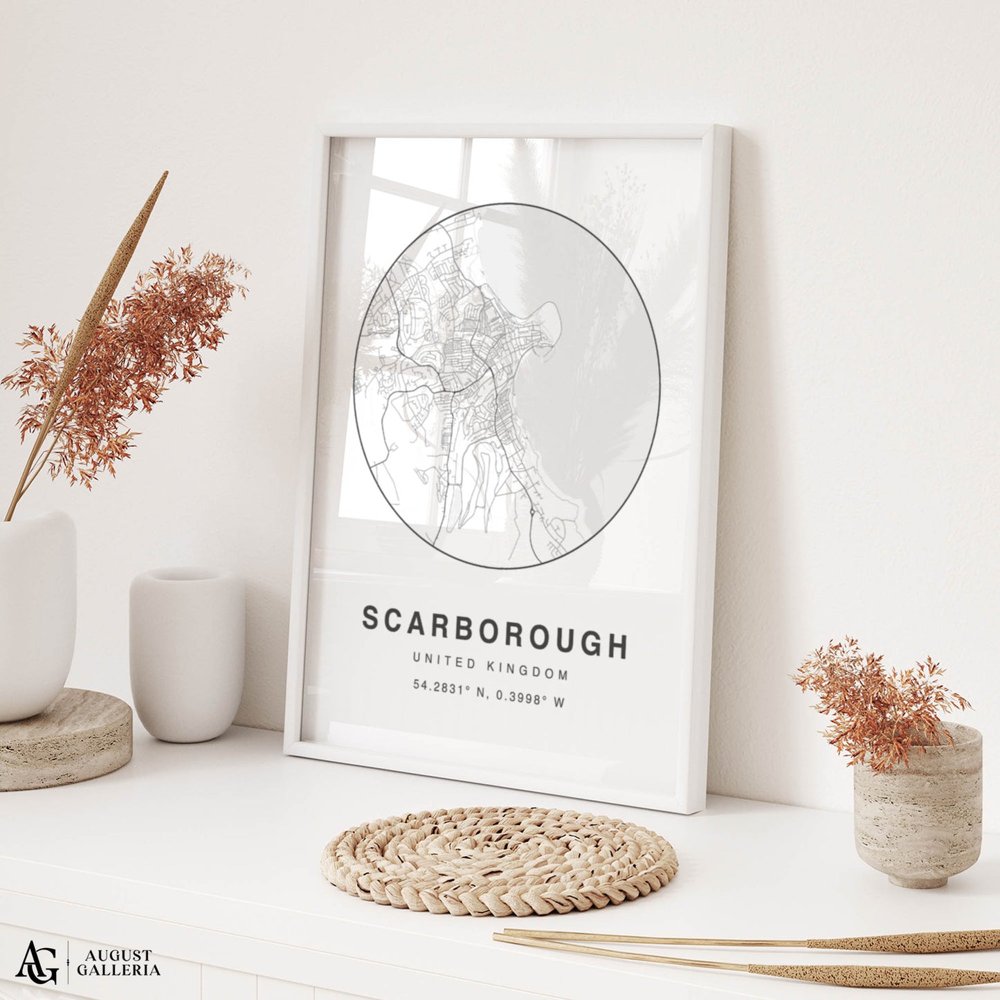 Scarborough Minimalist Map