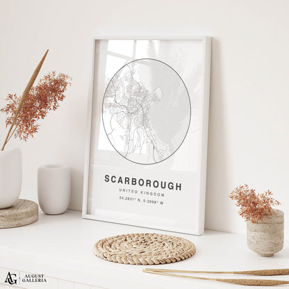 Scarborough Minimalist Map