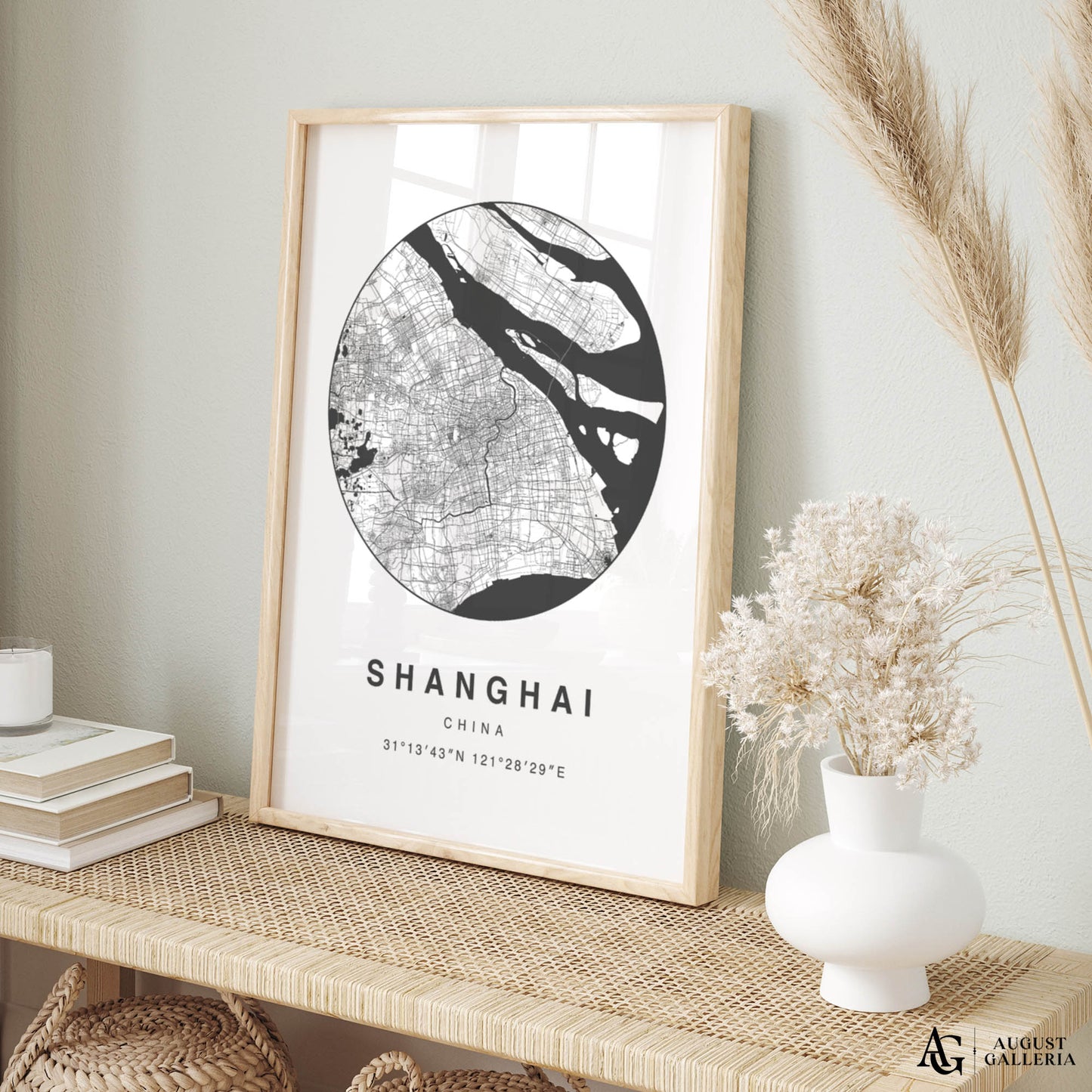 Shanghai Minimalist Map