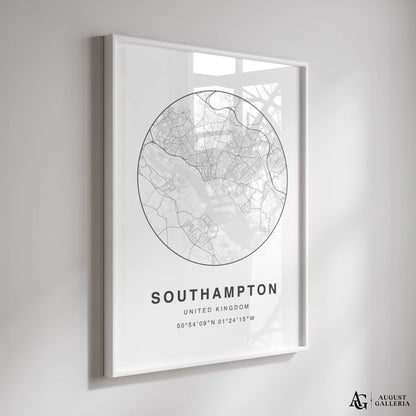 Southampton Minimalist Map
