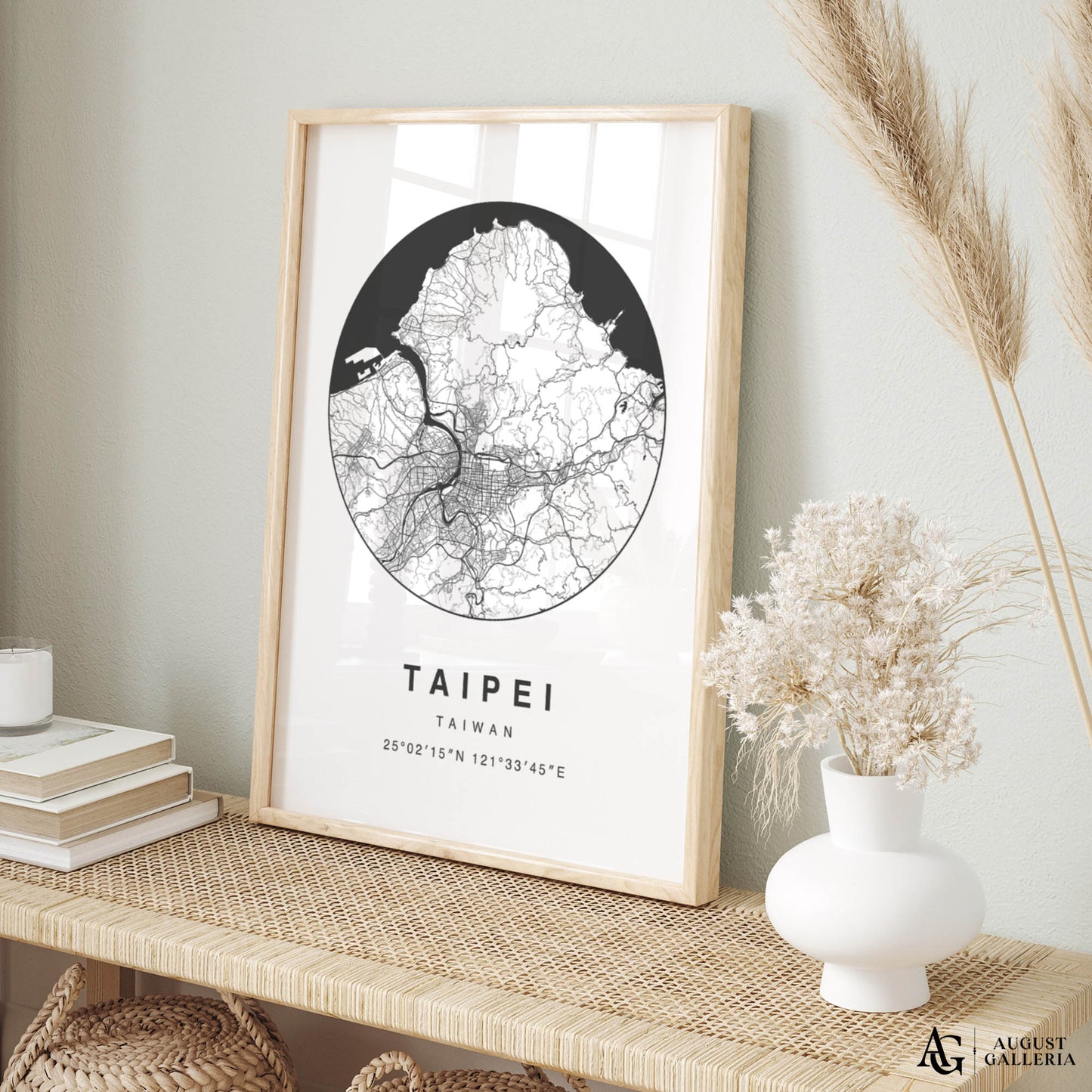 Taipei Minimalist Map