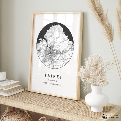Taipei Minimalist Map
