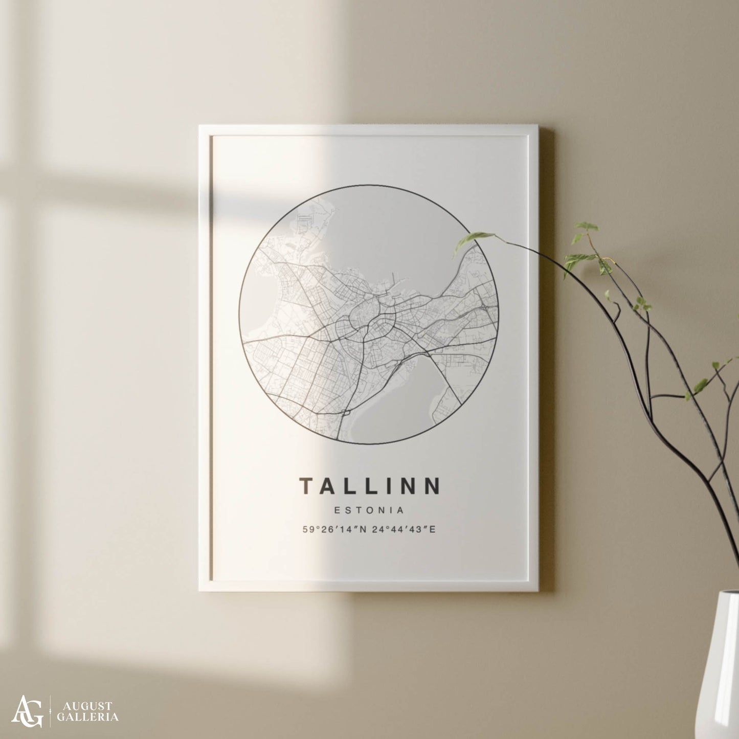 Tallinn Minimalist Map