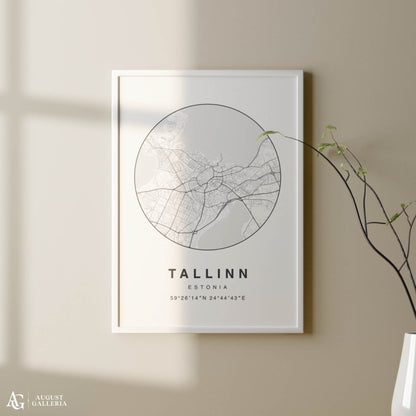 Tallinn Minimalist Map