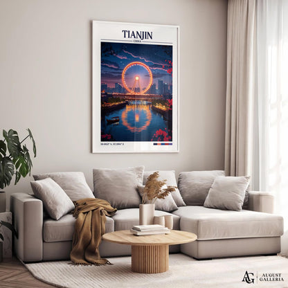 Tianjin China Travel Print