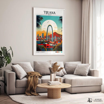 Tijuana Mexico Travel Print