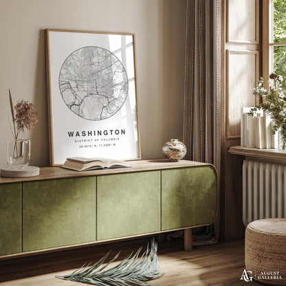 Washington Minimalist Map