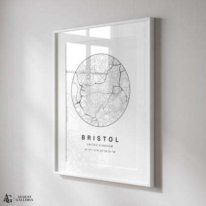 Bristol Minimalist Map
