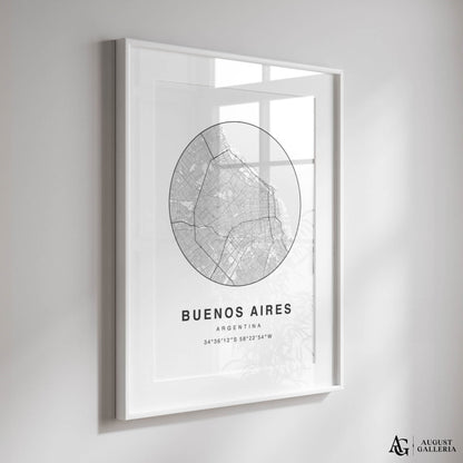 Buenos Aires Minimalist Map