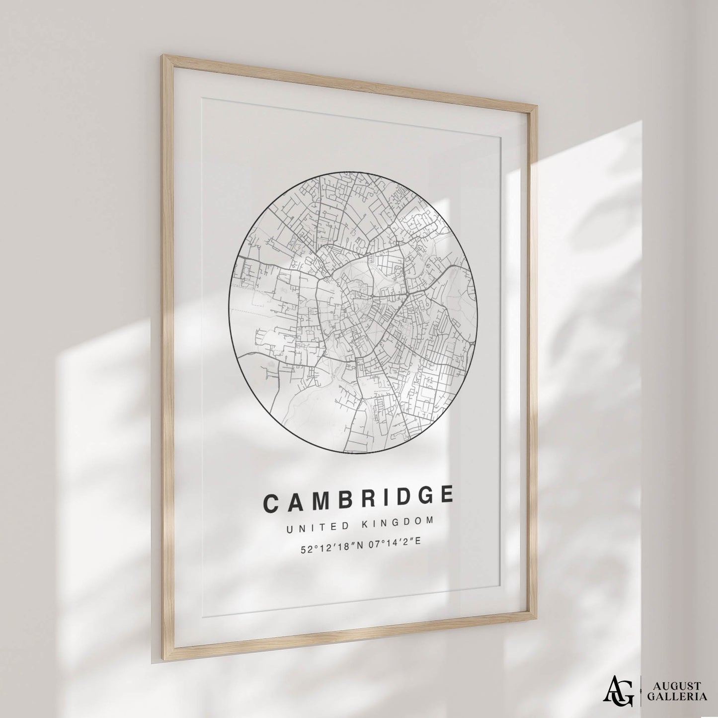 Cambridge Minimalist Map