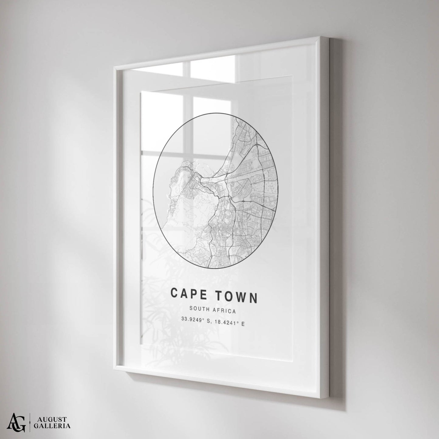 Cape Town Minimalist Map