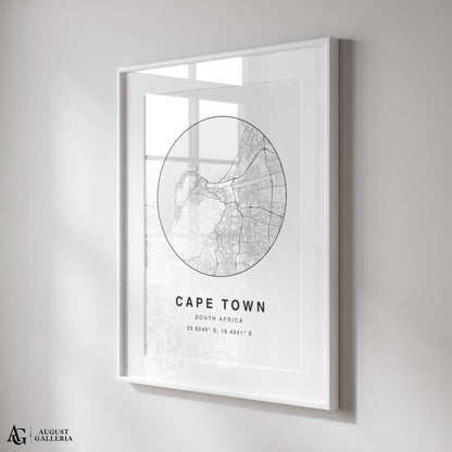 Cape Town Minimalist Map