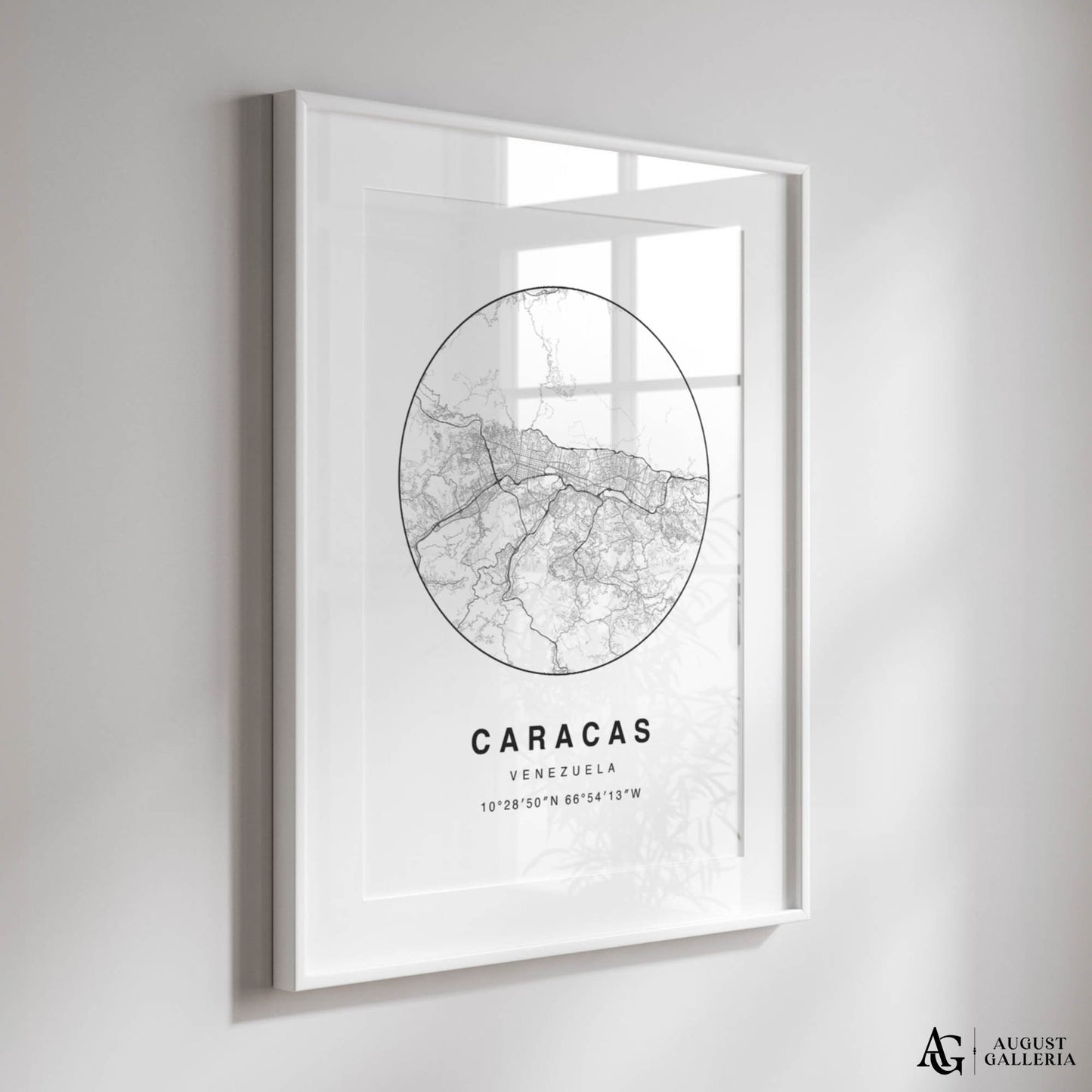 Caracas Minimalist Map