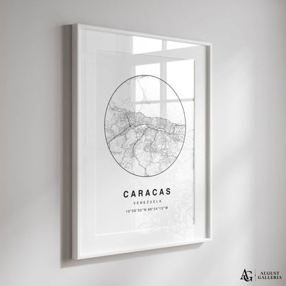 Caracas Minimalist Map