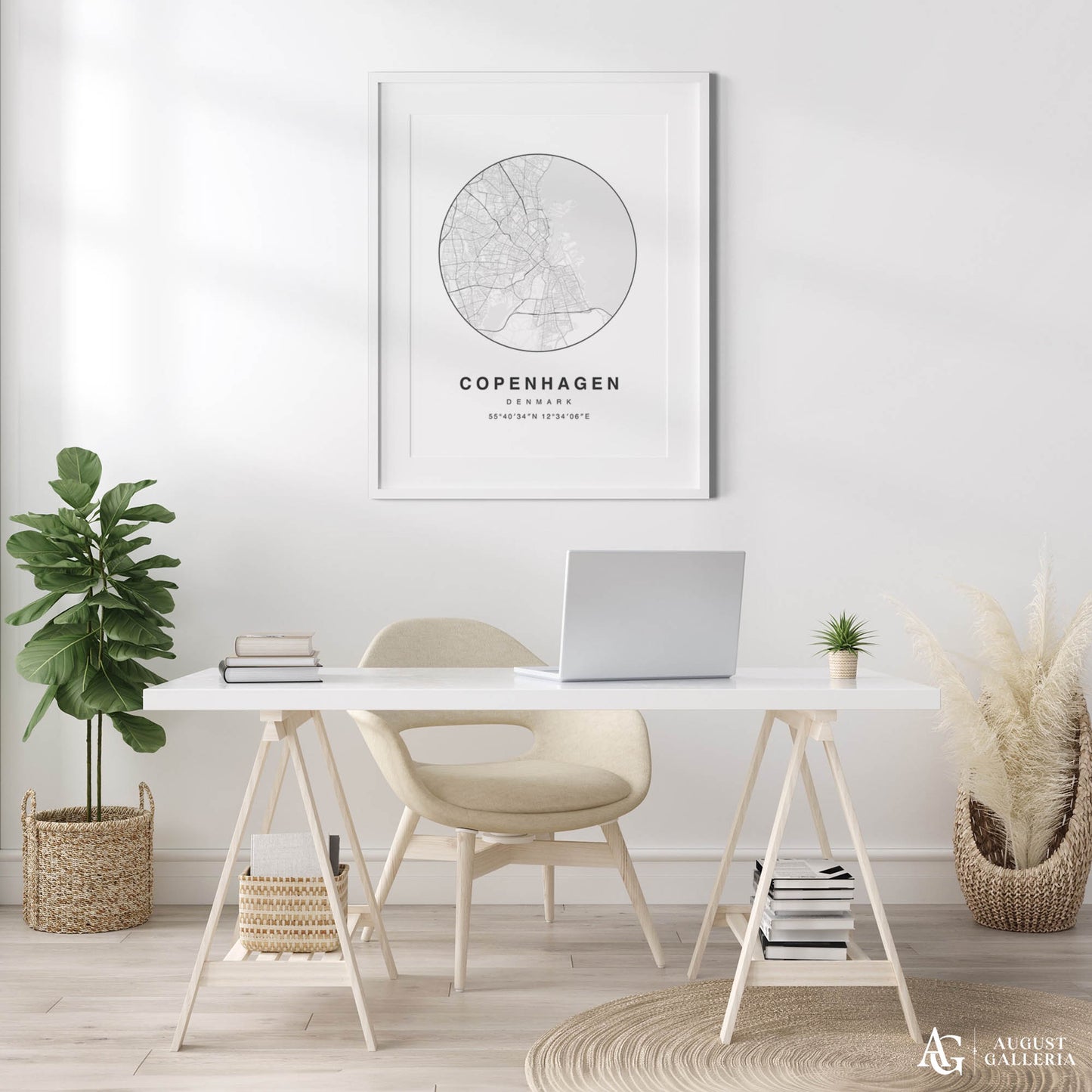 Copenhagen Minimalist Map
