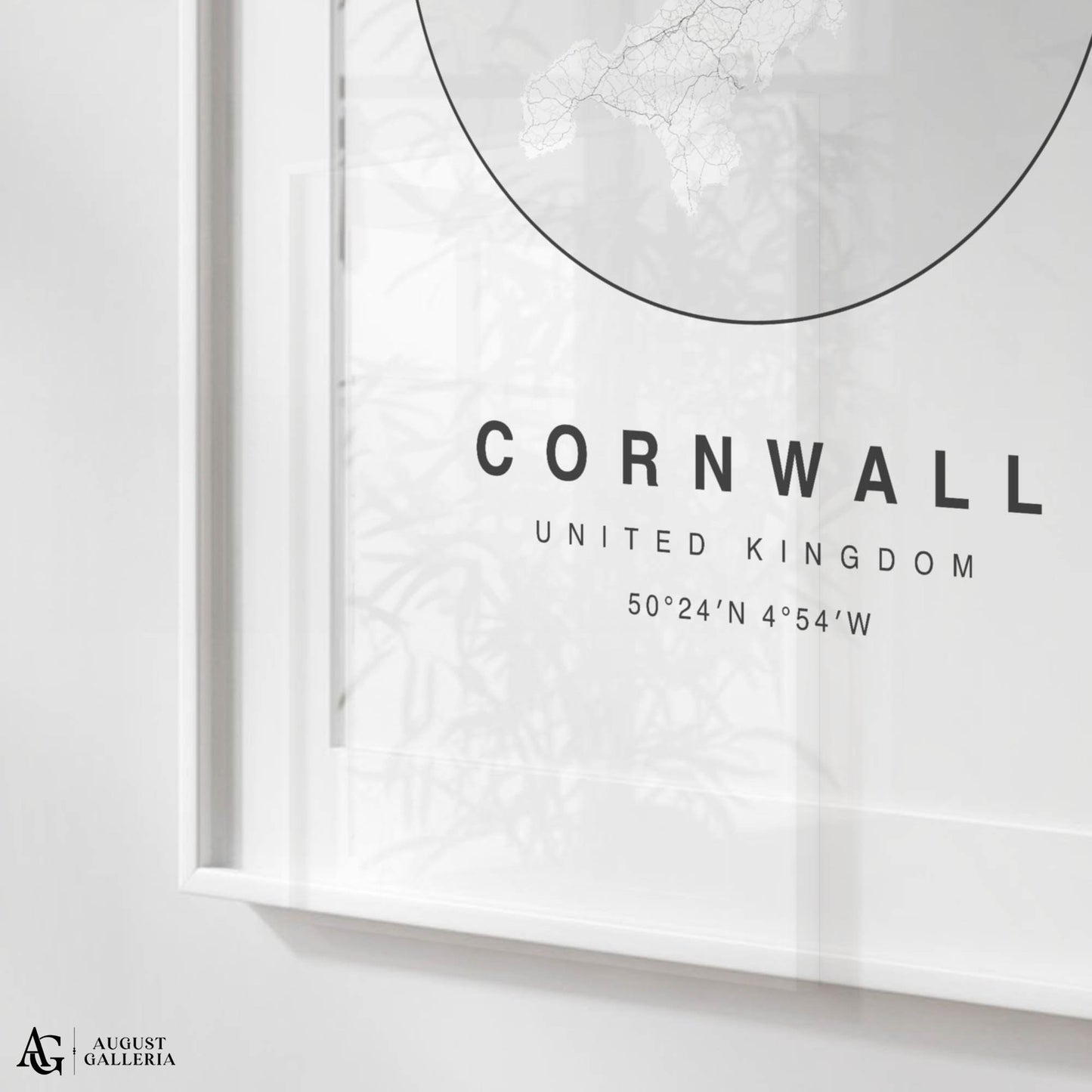 Cornwall Minimalist Map