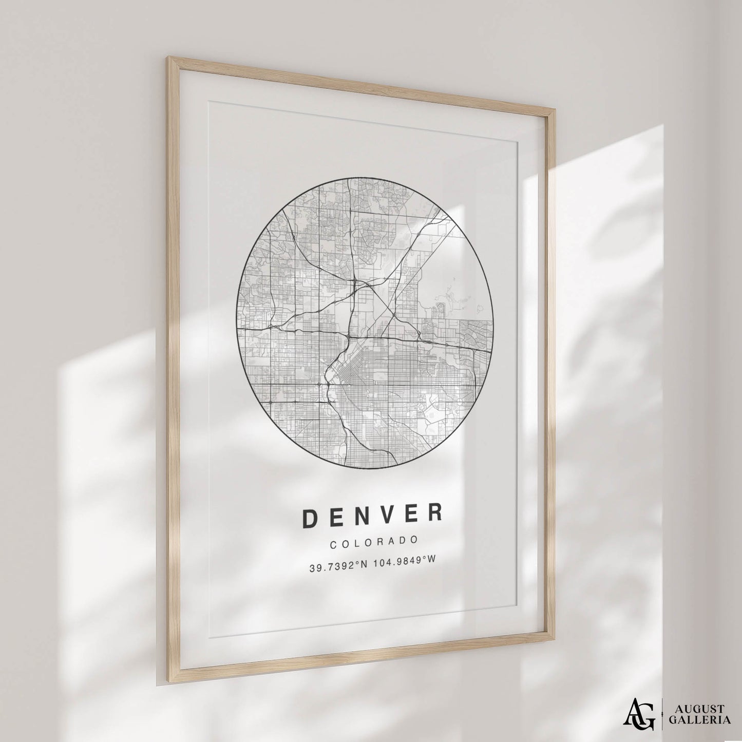 Denver Minimalist Map
