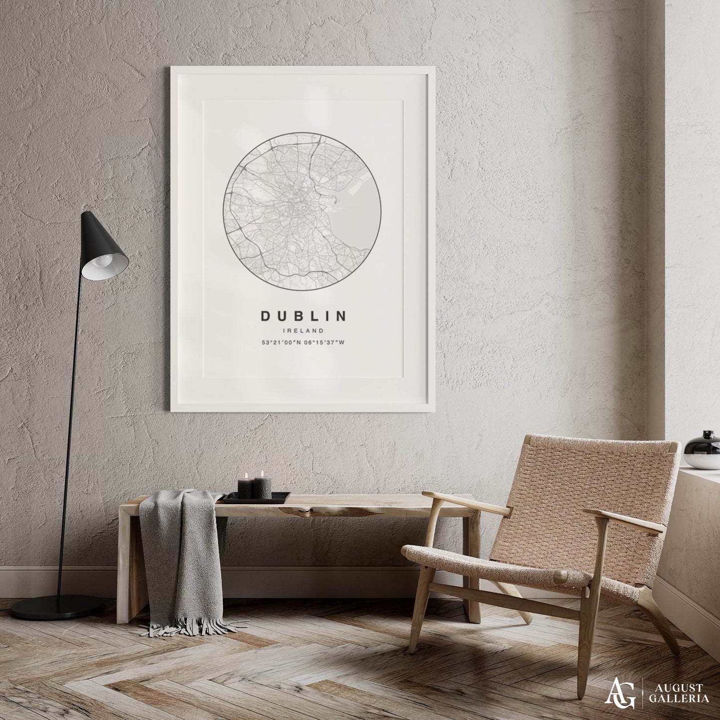 Dublin Minimalist Map