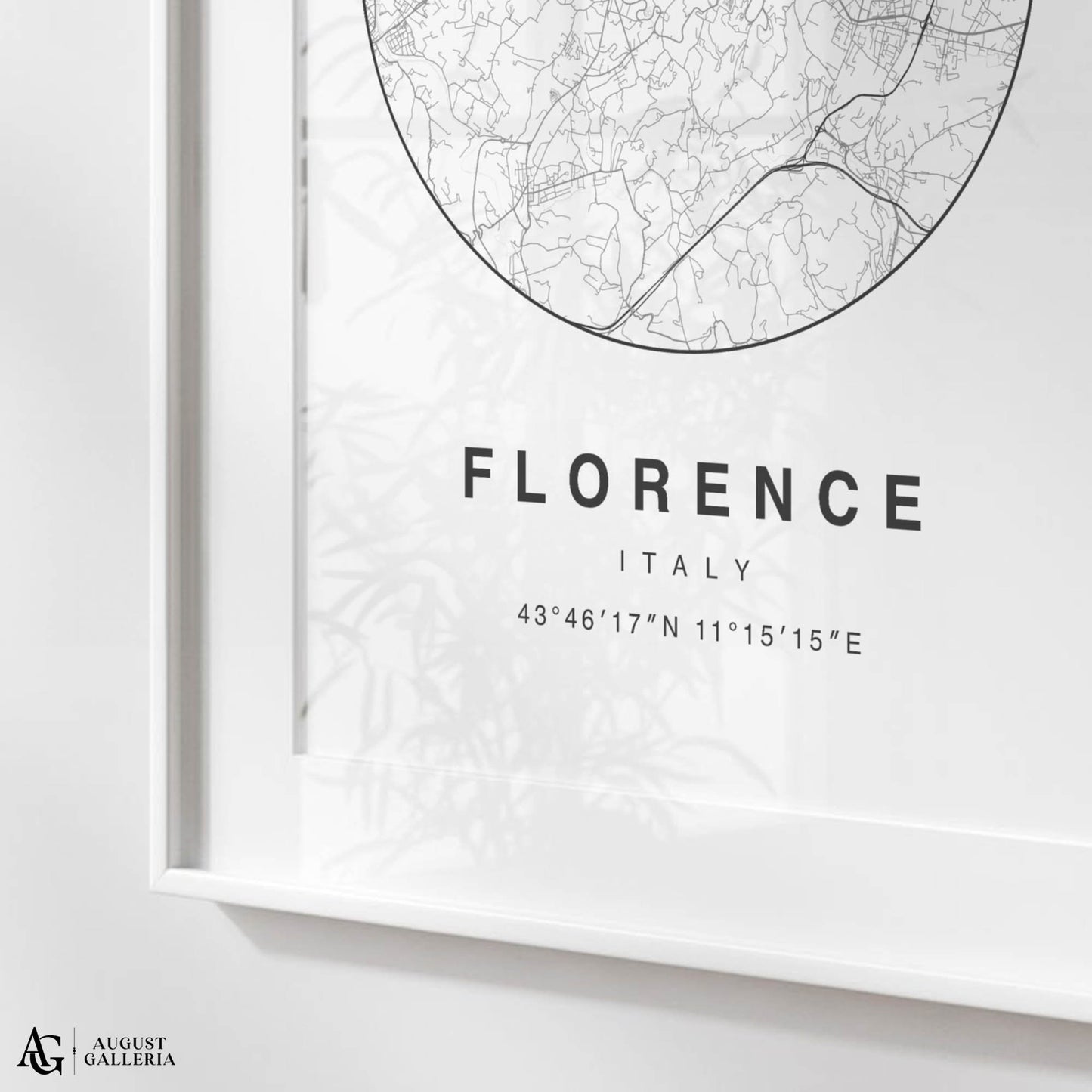 Florence Minimalist Map