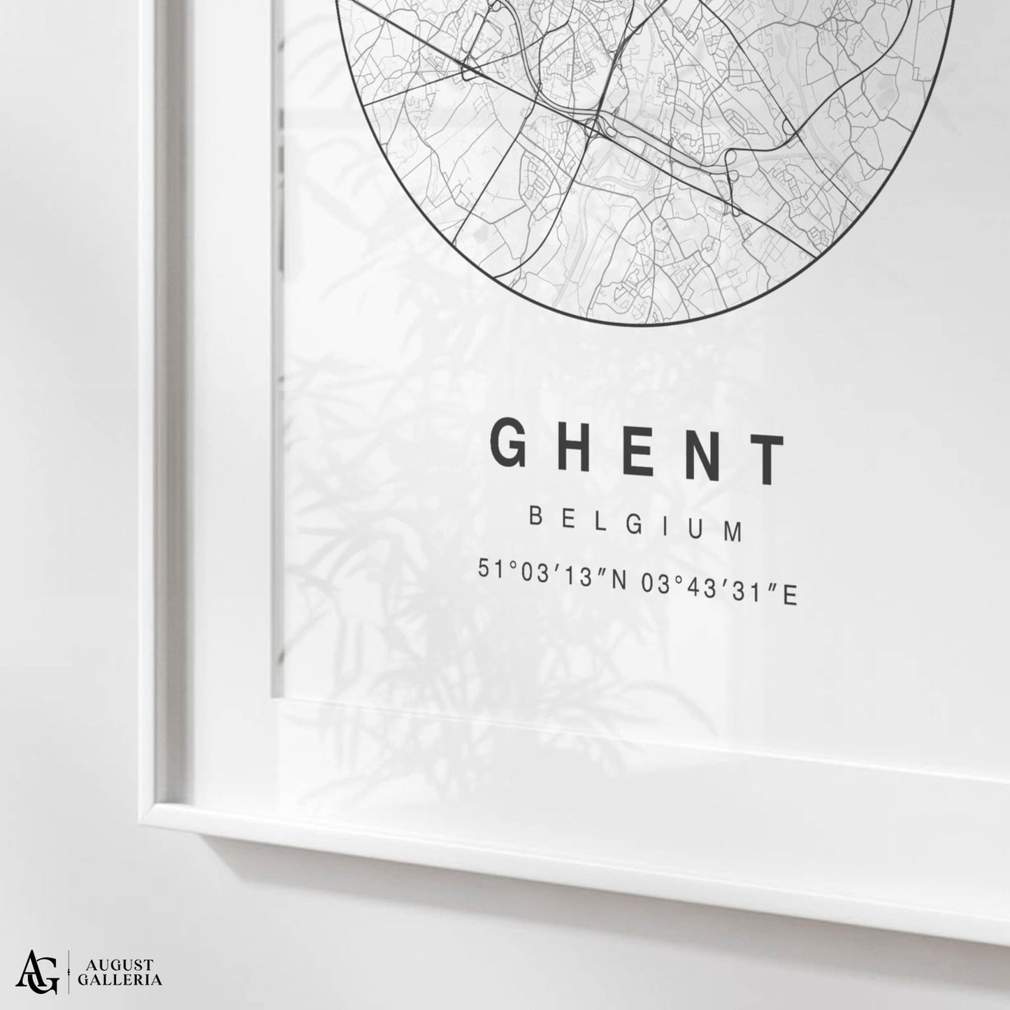 Ghent Minimalist Map