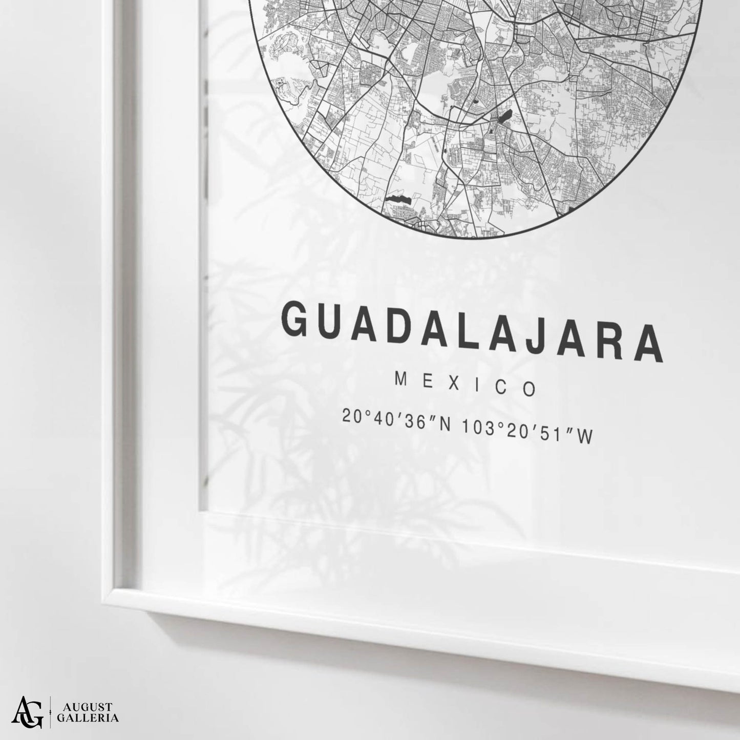 Guadalajara Minimalist Map